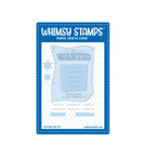 Whimsy Stamps Wanted Post Clear Stamp and Die Set image 2