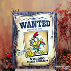 Whimsy Stamps Wanted Poster Clear Stamps cwsd317a reward