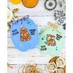 Whimsy Stamps Warm Hugs in Fall Clear Stamps khb148 hello friend