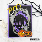 Whimsy Stamps Wavy Nested Frames Dies wsd382 ghosts