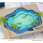 Whimsy Stamps Wavy Nested Frames Dies wsd382 water