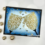 Whimsy Stamps Wavy Pierced Rectangles Dies wsd430 cheers