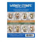 Whimsy Stamps Woodland Santa 1 Quick Card Fronts wsqcf-40