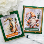 Whimsy Stamps Woodland Santa 2 Quick Card Fronts wsqcf-41
