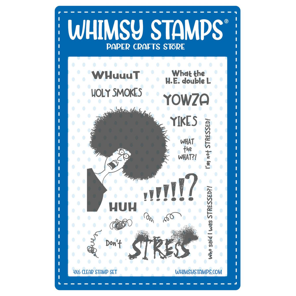 Whimsy Stamps Yowza Clear Stamps cwsd244b