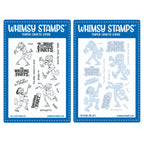 Whimsy Stamps Zombie Farts Clear Stamp and Die Set