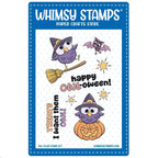Whimsy Stamps h-OWL-oween Clear Stamps khb129a