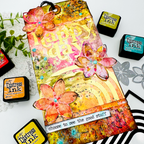 Simon Says Stamp Whirl Blossom Wafer Dies s915 Be Bold Happy Day Tag