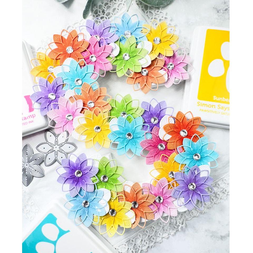 Simon Says Stamp Whirl Blossom Wafer Dies s915 Be Bold S Monogram Decor | color-code:ALT02