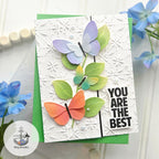 Simon Says Stamp Whirl Butterflies Wafer Dies s1109 Beautiful Moments Friend Card