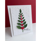 Simon Says Stamp Whirl Fancy Leaf Wafer Die s953 Diecember With Love Card | color-code:ALT06
