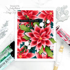 Simon Says Stamp Whirl Holly Wafer Die s952 Festive Fun Christmas Card | color-code:ALT01