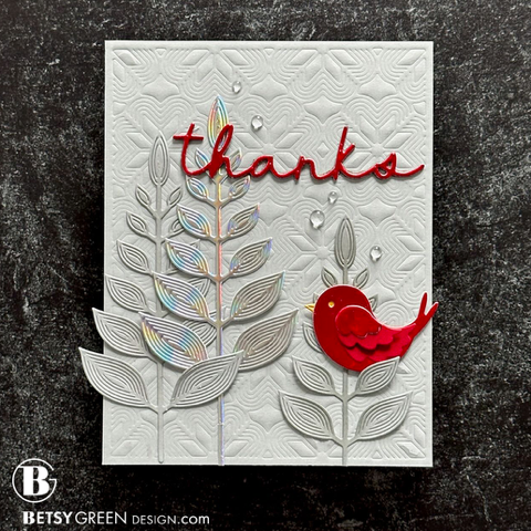 Simon Says Stamp Whirl Nordic Plate Wafer Die s970 DieCember Thanks Card | color-code:ALT02