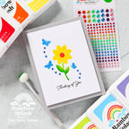 Rainbow Splash Cardstock White rsc18 Thinking of You Card | color-code:ALT01