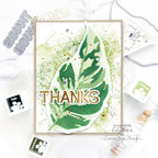 Simon Says Stamp White Fusion Wafer Dies 1289mdc Rain or Shine Thanks Card | color-code:ALT03