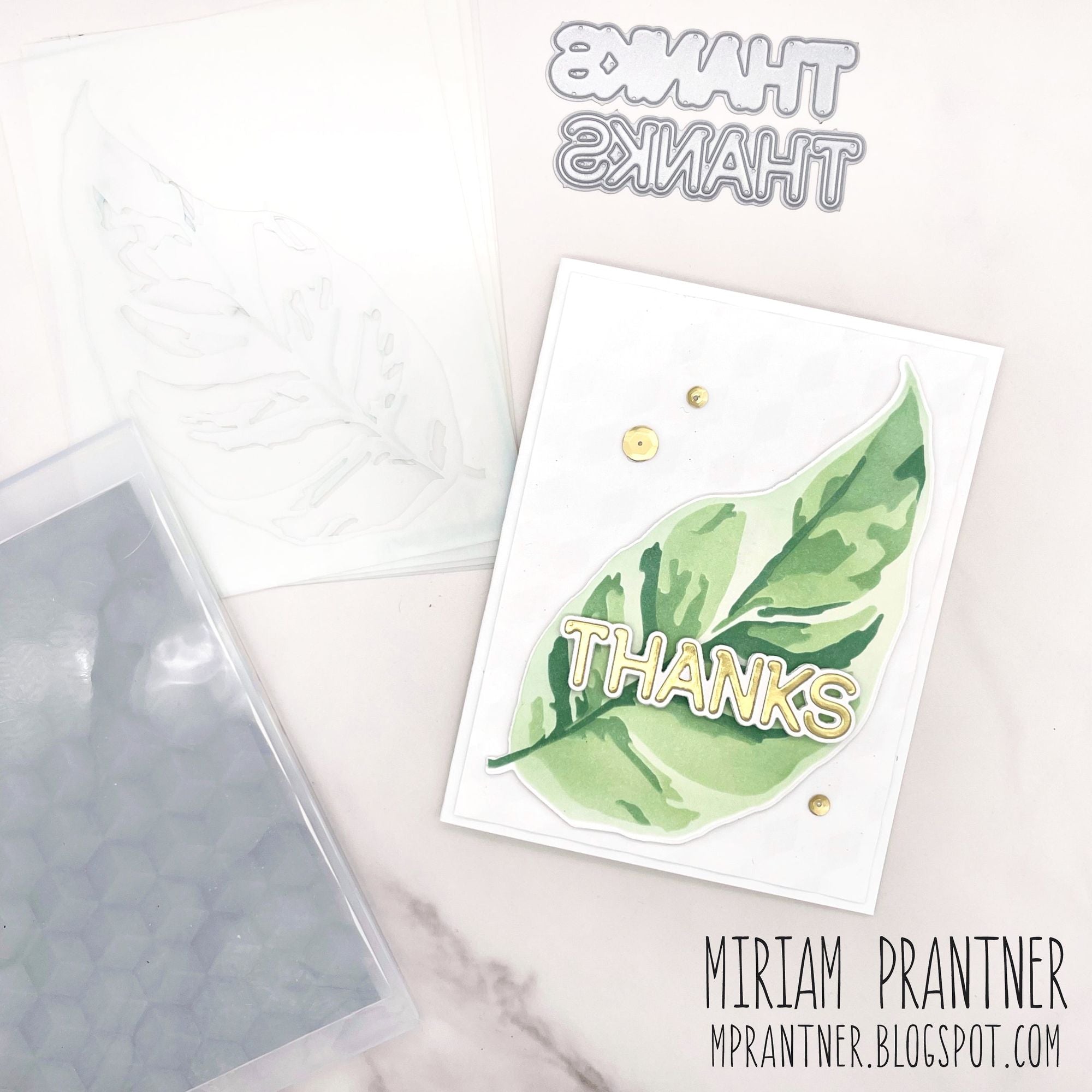 Simon Says Stamp White Fusion Wafer Dies 1289mdc Rain or Shine Thanks Card | color-code:ALT01