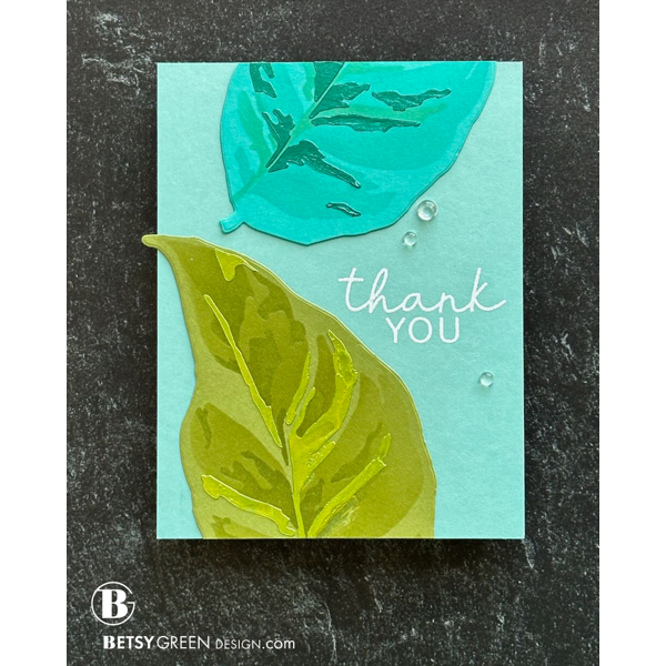 Simon Says Stencils and Dies White Fusion set953wf Rain or Shine Thank You Card | color-code:ALT05