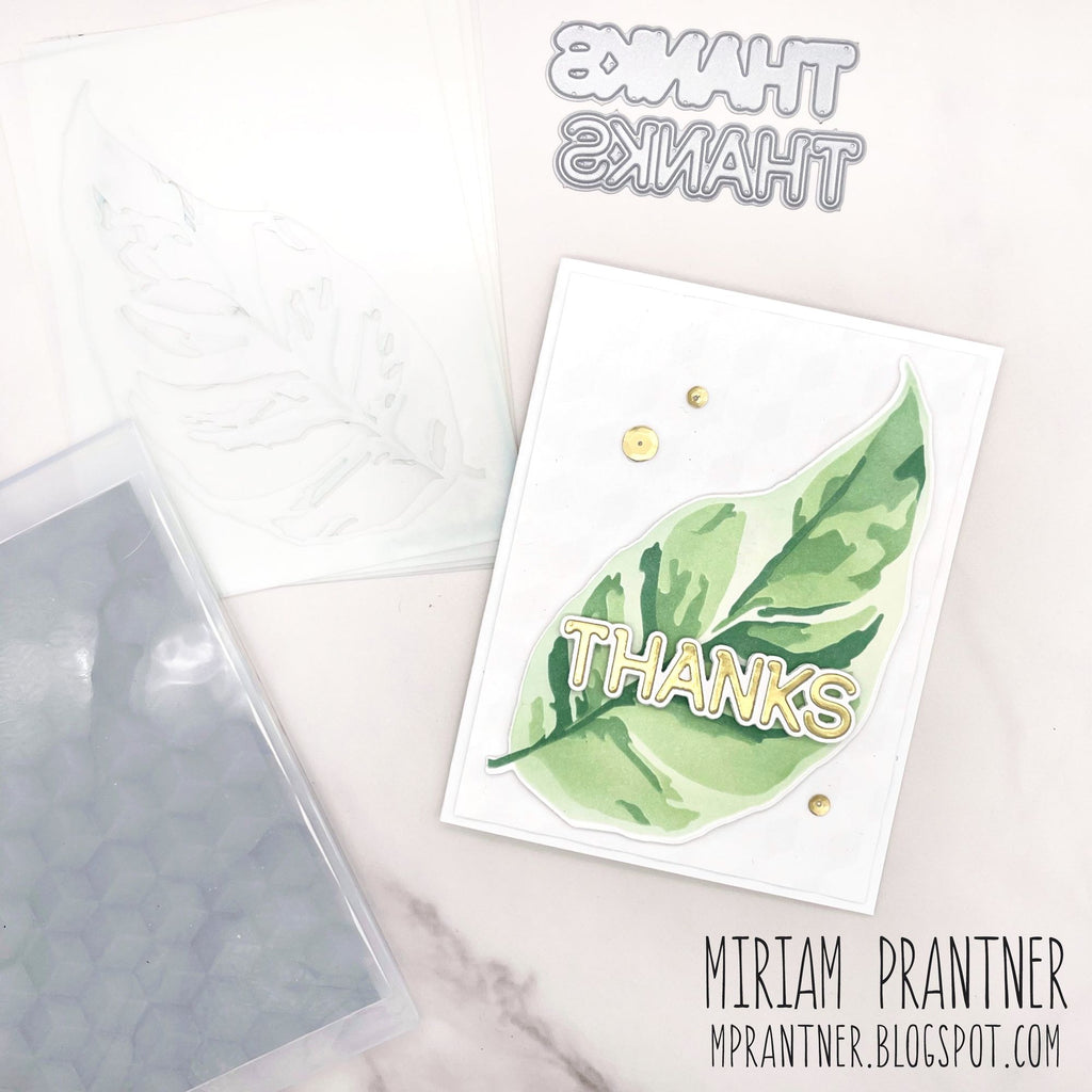 Simon Says Stencils and Dies White Fusion set953wf Rain or Shine Thanks Card | color-code:ALT02