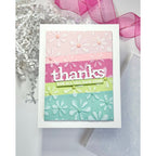 Simon Says Stamp Embossing Folder Wiggle Flowers sf476 Rain or Shine Thanks