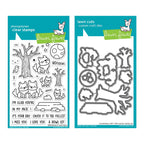 Lawn Fawn Set Wild Wolves Clear Stamps and Dies