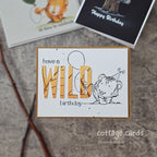 Simon Says Clear Stamps Wild Birthday 2282ssc STAMPtember Birthday Card