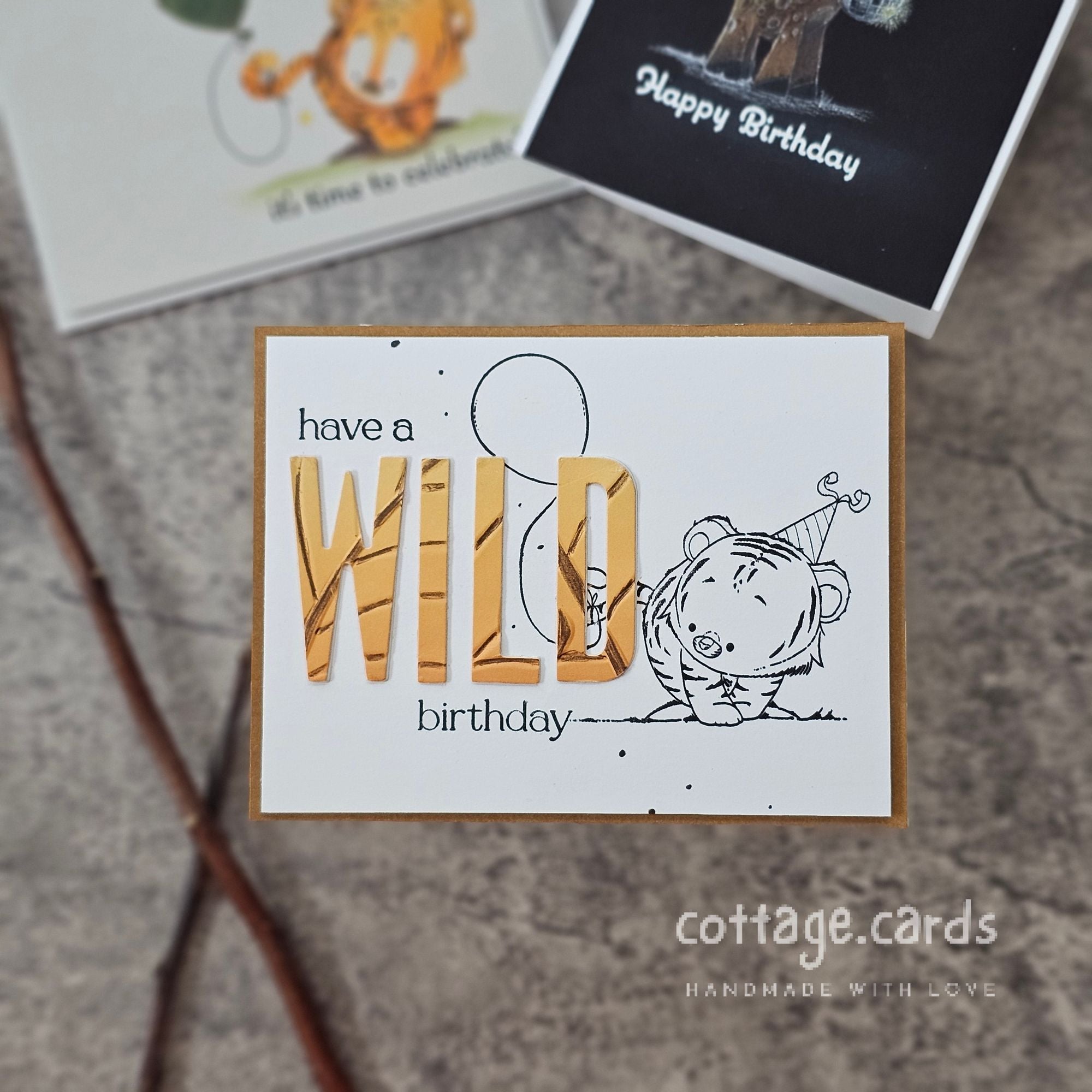 Simon Says Clear Stamps Wild Birthday 2282ssc STAMPtember Birthday Card