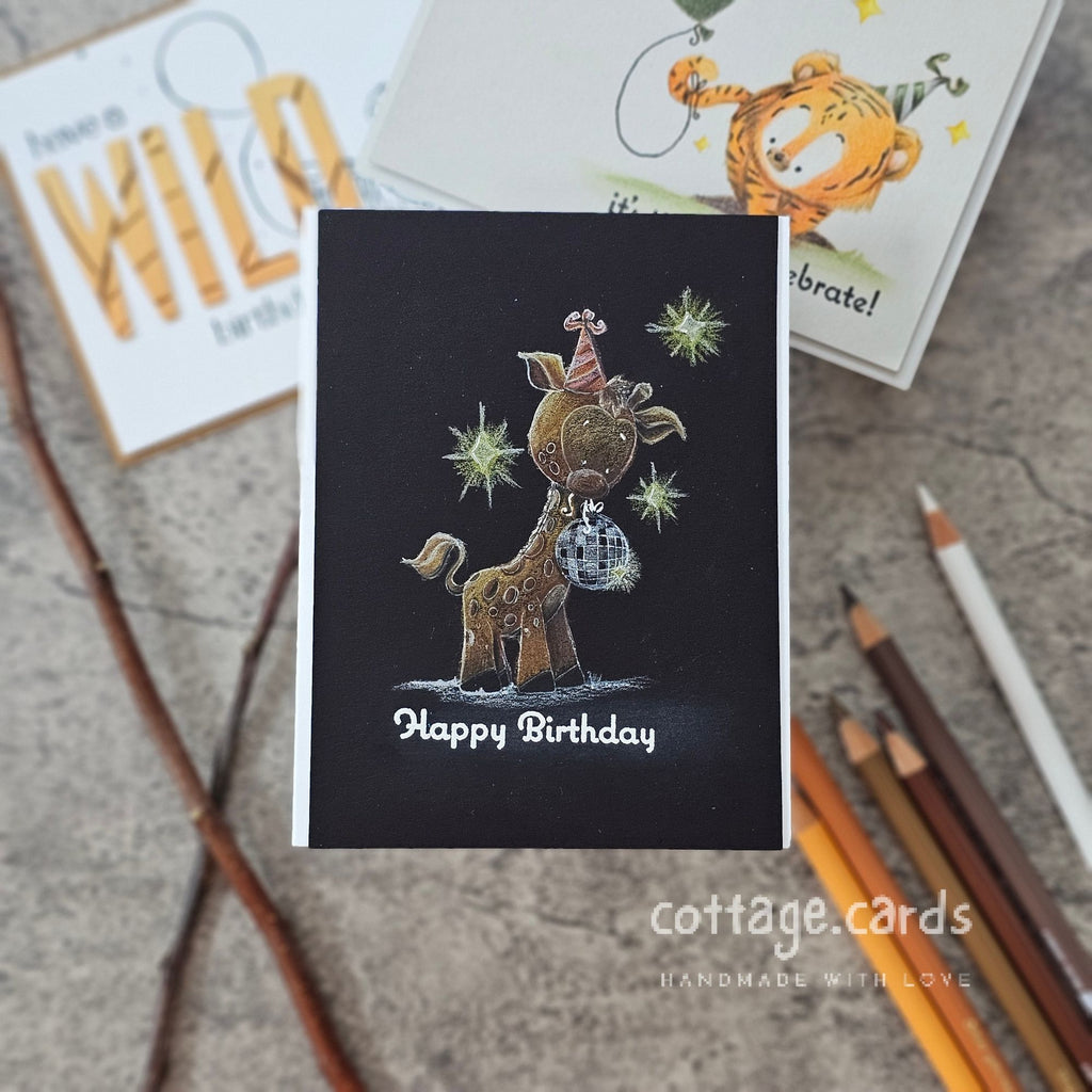 Simon Says Clear Stamps Wild Birthday 2282ssc STAMPtember Birthday Card