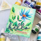 Simon Says Stamp Sunny Vibes Collection I Want It All Embossing Folders set810ef Hello Card
