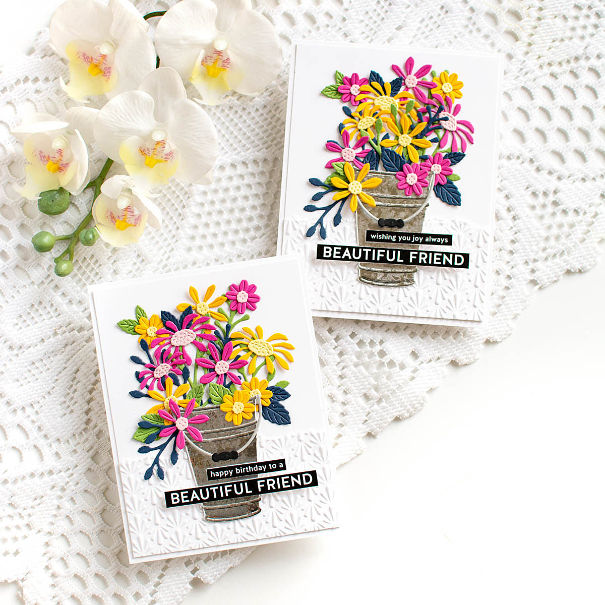 Simon Says Stamp Wildflower Bucket Wafer Dies s1124 Beautiful Moments Birthday Cards | color-code:ALT01