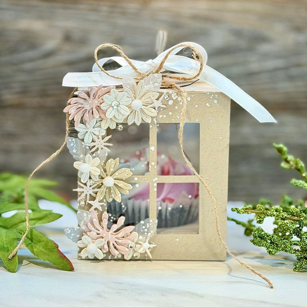 Simon Says Stamp Wildflower Bucket Wafer Dies s1124 Beautiful Moments Cupcake Box