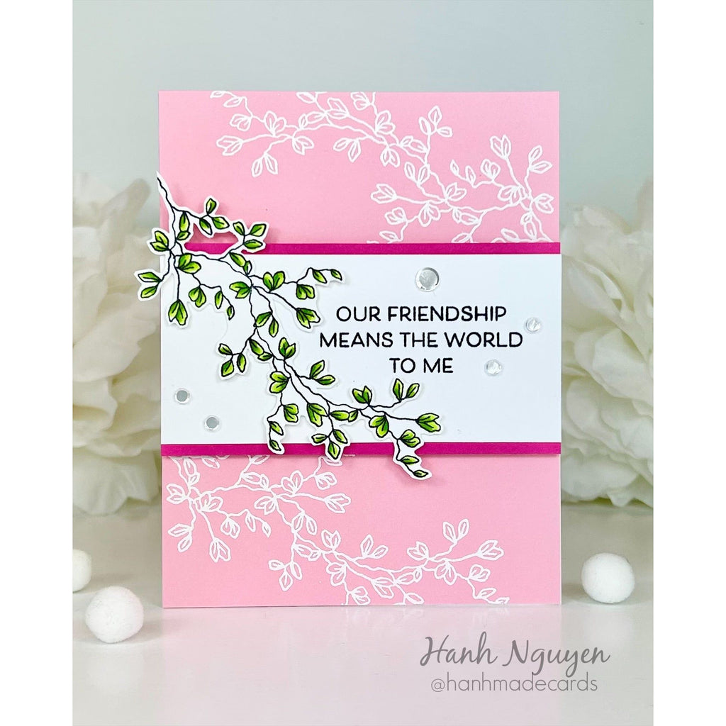 Simon Says Stamp Wildflower Cuttings Wafer Dies 1333sdc Friend Like You Friend Card | color-code:ALT01