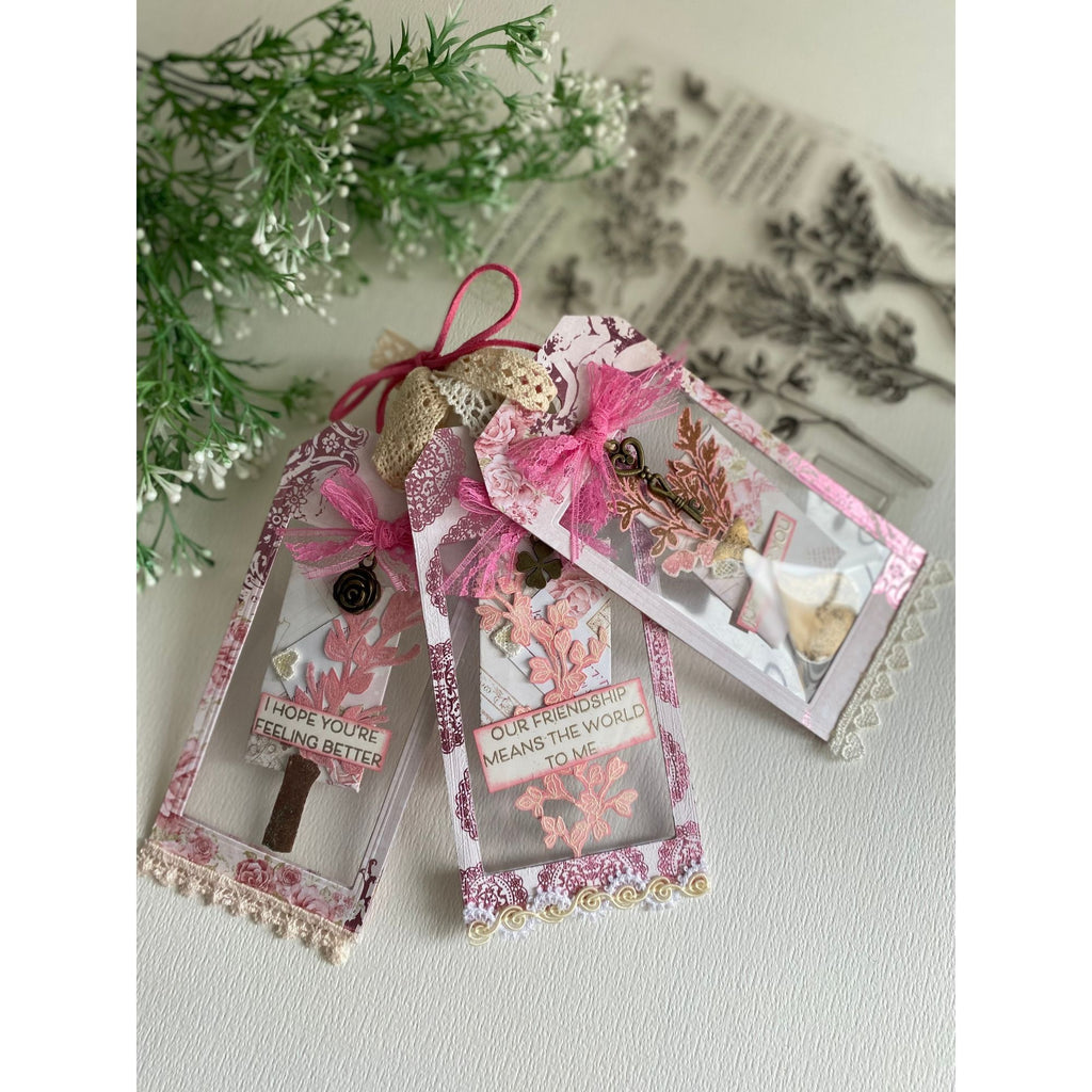 Simon Says Stamps and Dies Wildflower Cuttings set1003wc Friend Like You Beautiful Tags