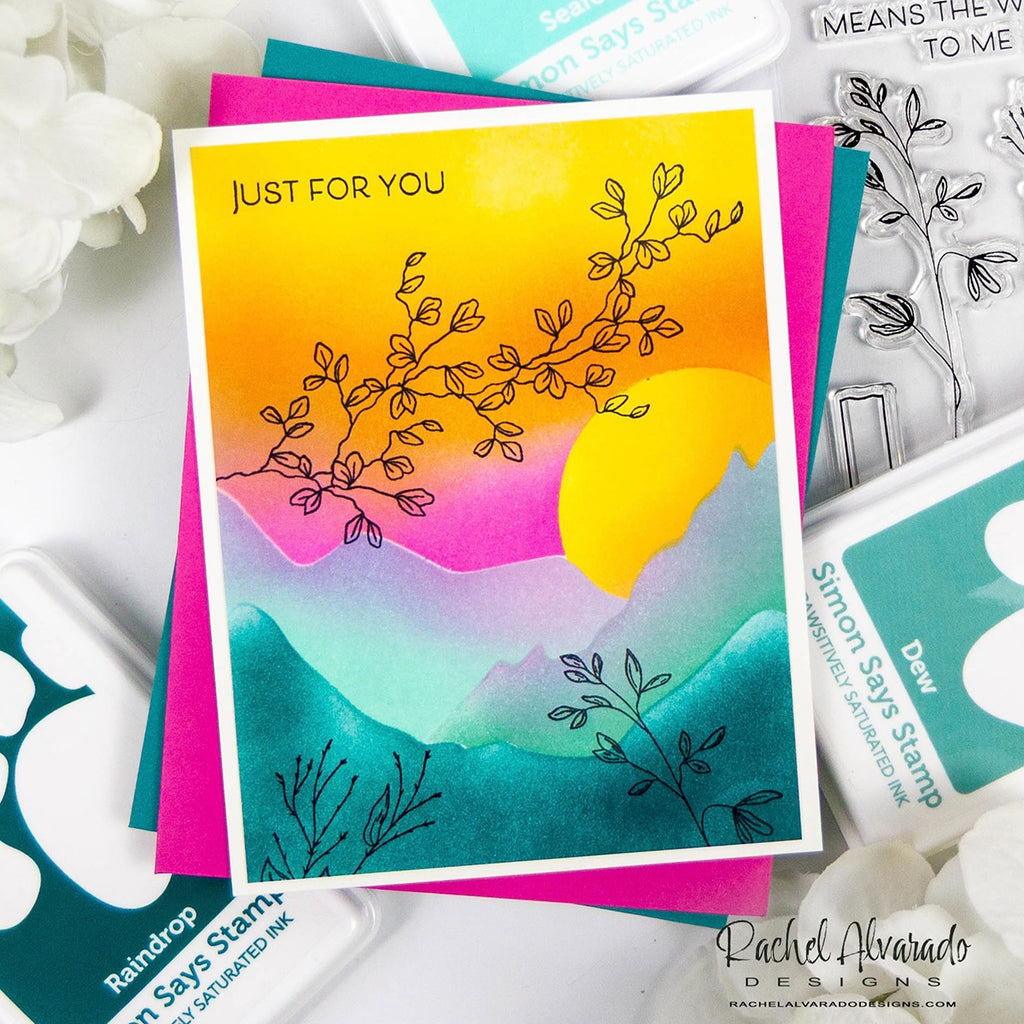 Simon Says Stamps and Dies Wildflower Cuttings set1003wc Friend Like You For You Card