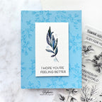 Simon Says Clear Stamps Wildflower Cuttings 2229ssc Friend Like You Get Well Card