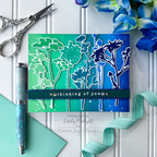 Simon Says Stamp Wildflowers Wafer Dies 253sss Thinking of You Card | color-code:ALT03