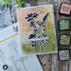 Tim Holtz Wildflowers Stamps with Simon Says Stamp Dies Bundle setwf25