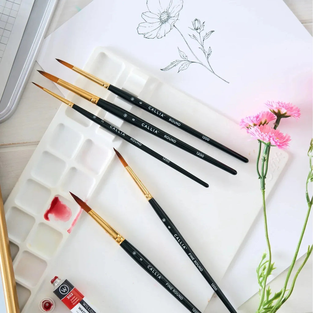Sizzix Studio Media Mat With Palette and Brush Holder 667034 paint
