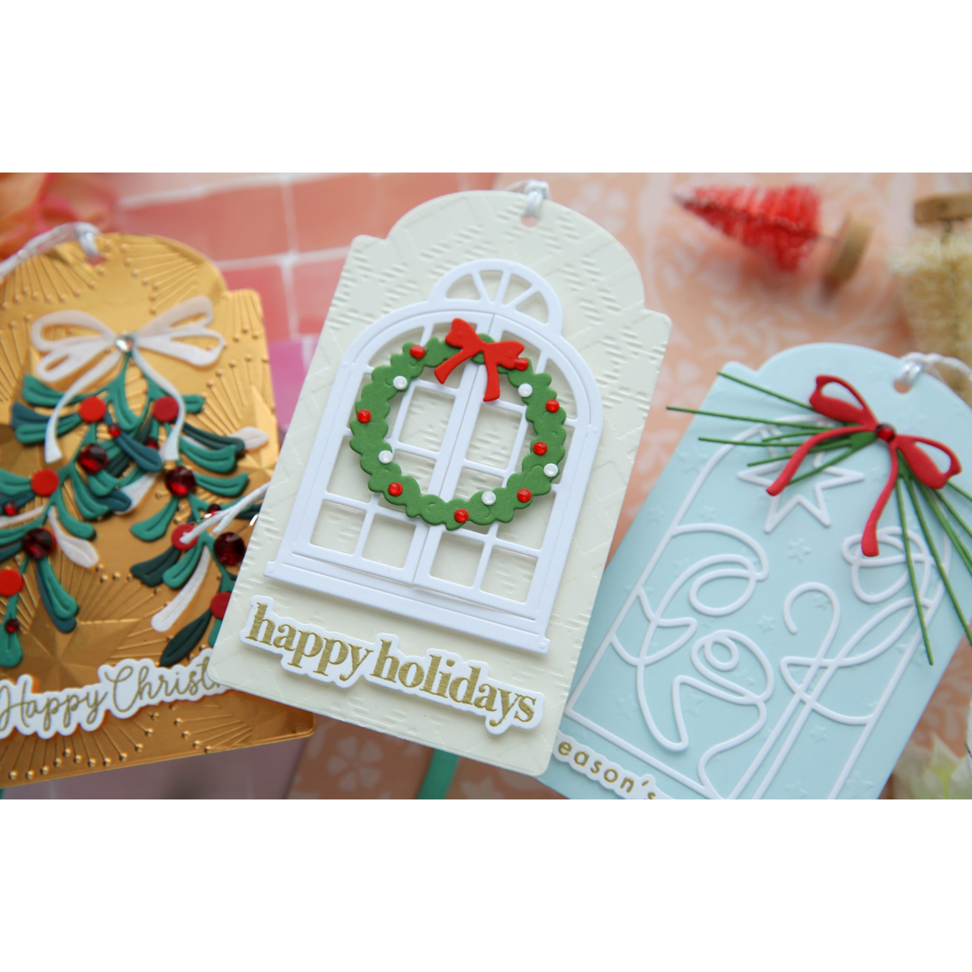Simon Says Stamp Holiday Windows Dies Bundle set1102hw And Everything Nice Christmas Tags | color-code:ALT06