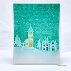 CZ Design Winter Village Wafer Dies czd217 Season Of Wonder Christmas Card