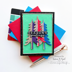 CZ Designs Stamps And Dies Winter Wishes set700ww All The Joy Christmas Card