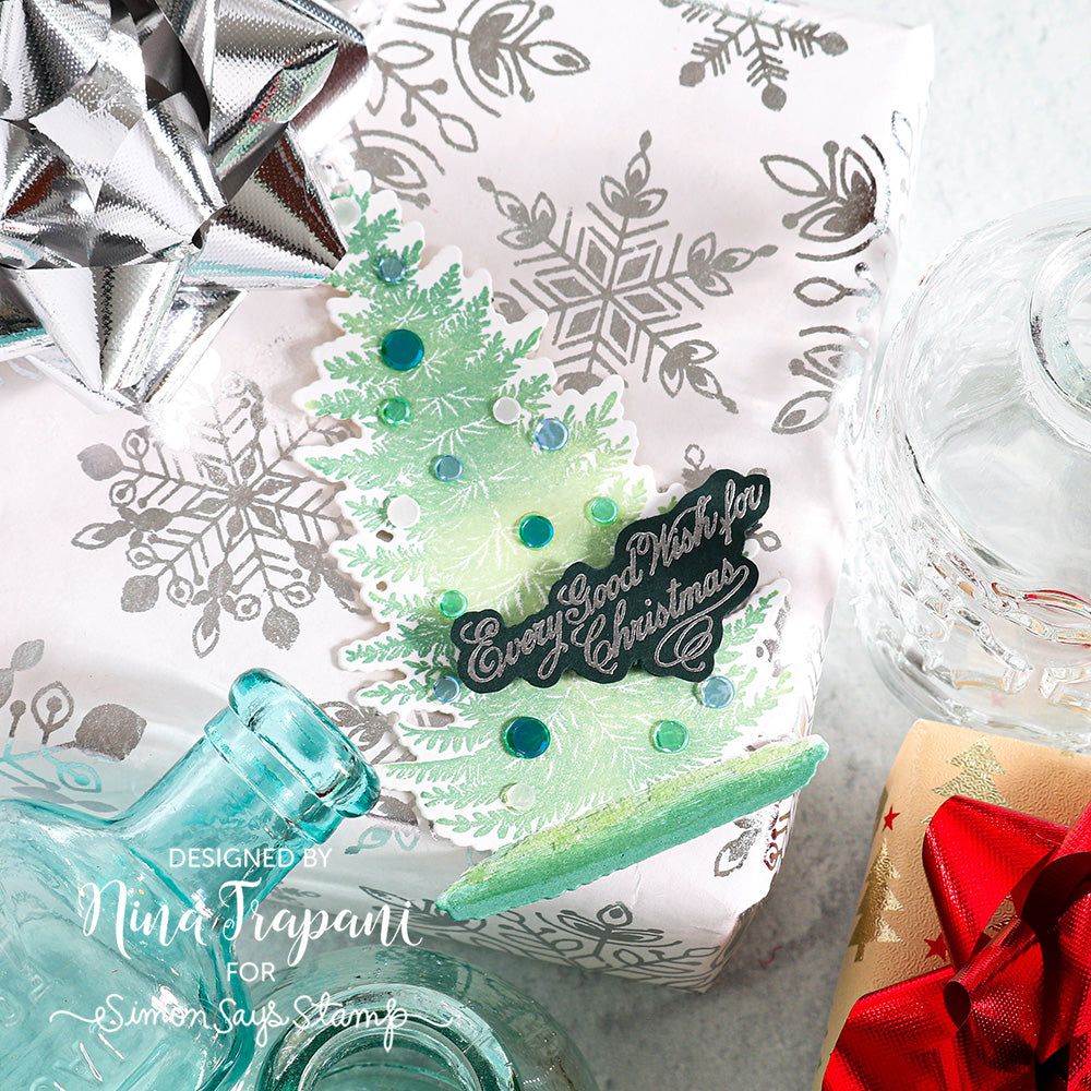 Tim Holtz Winter Woodlands Stamps with Simon Says Stamp Dies Bundle setww24