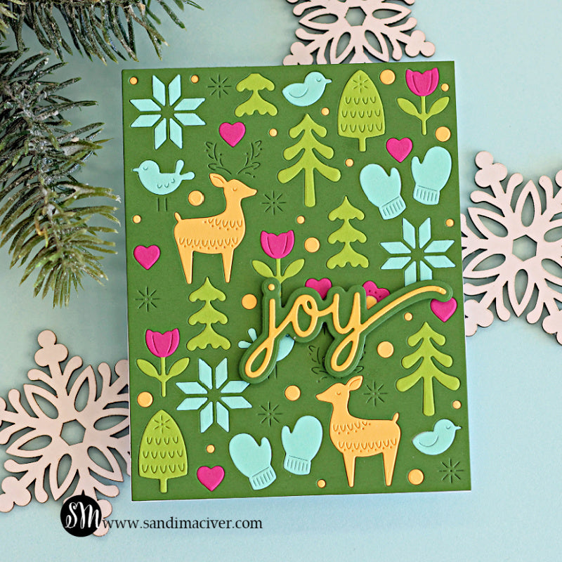 Simon Says Stamp Wintertime Celebration Plate Wafer Die s1064 Sugar and Spice Holiday Card | color-code:ALT01