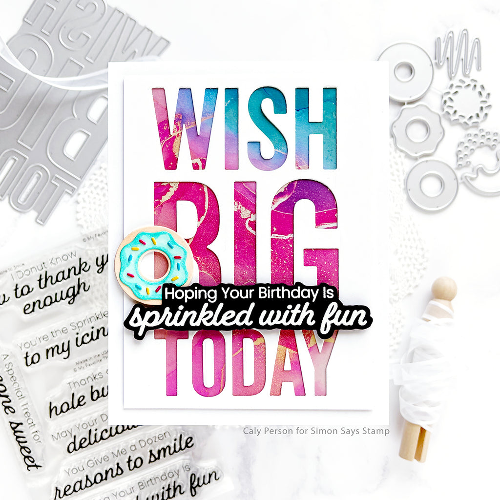 My Favorite Things A Dozen Reasons to Smile Clear Stamps cs804 Sprinkled with Fun | color-code:alt1