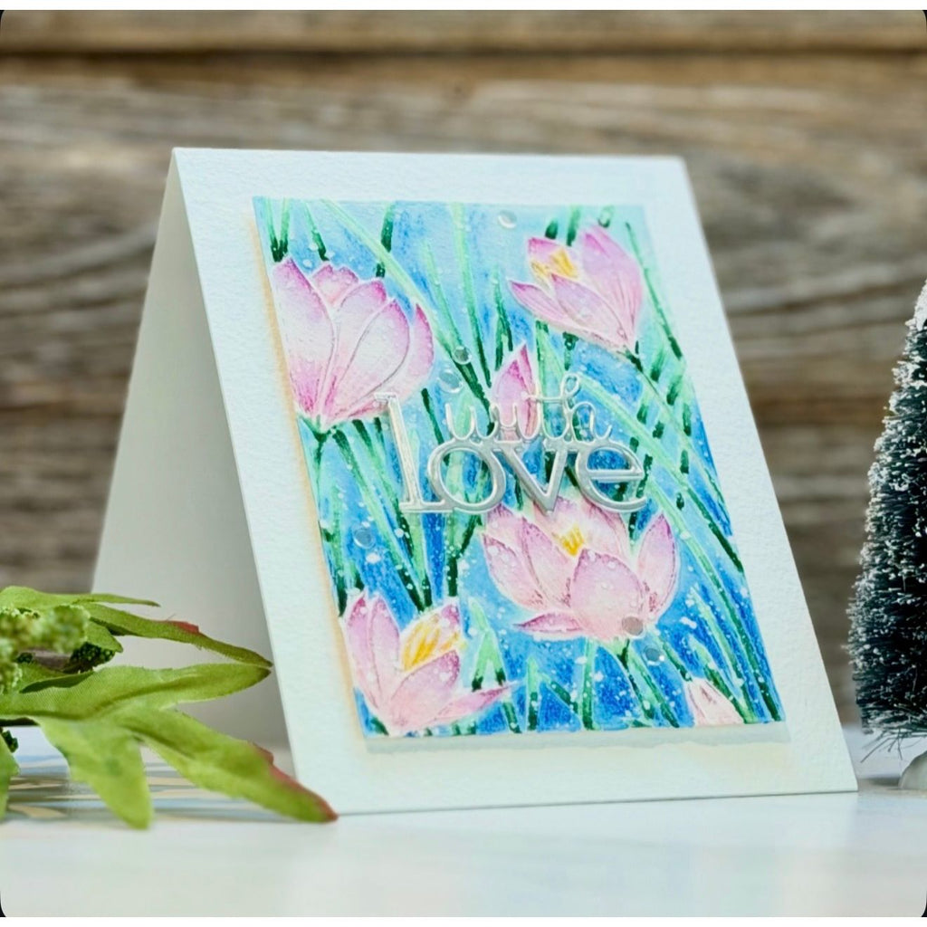 CZ Design With Love Wafer Dies czd290 Beautiful Moments With Love card