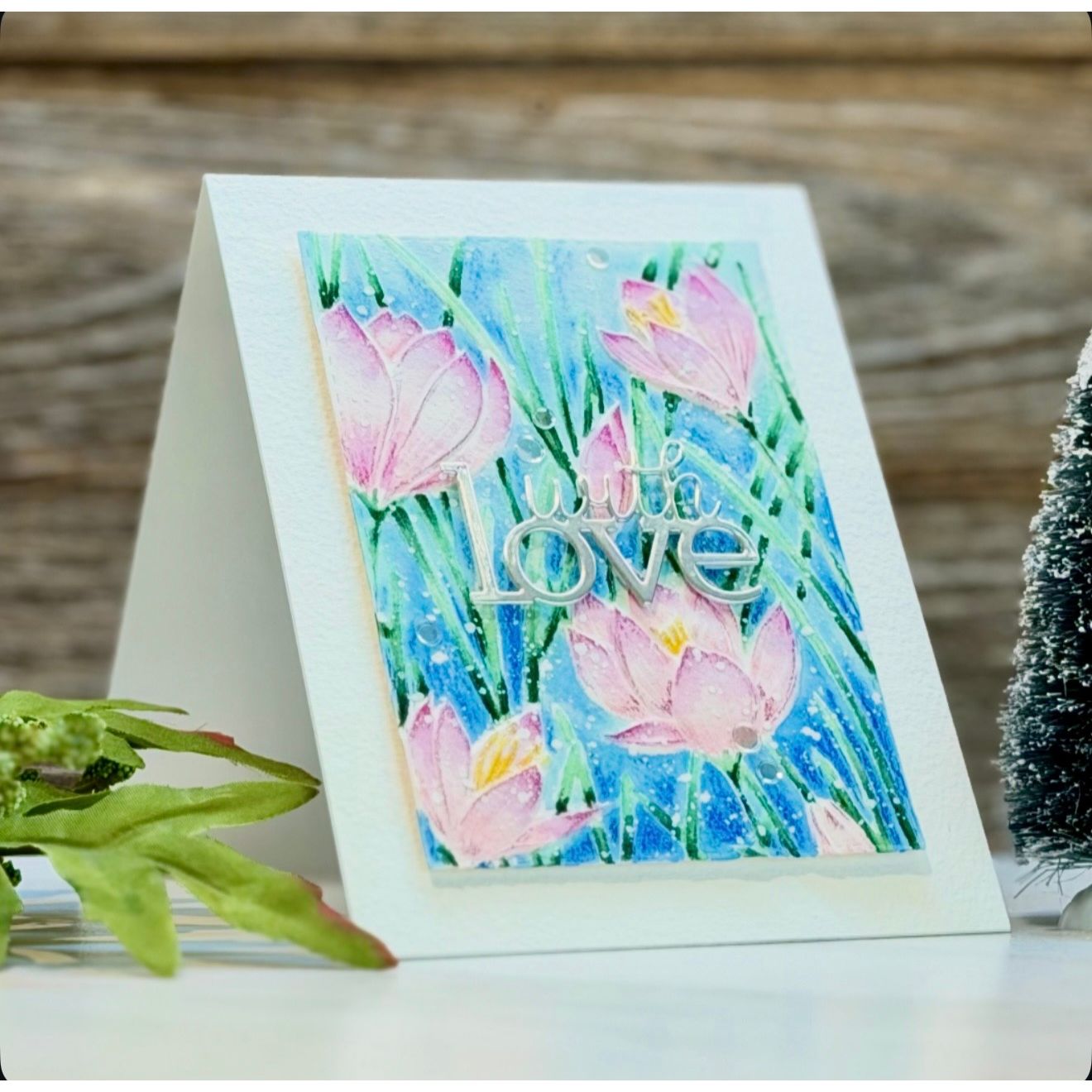 CZ Design With Love Wafer Dies czd290 Beautiful Moments With Love card
