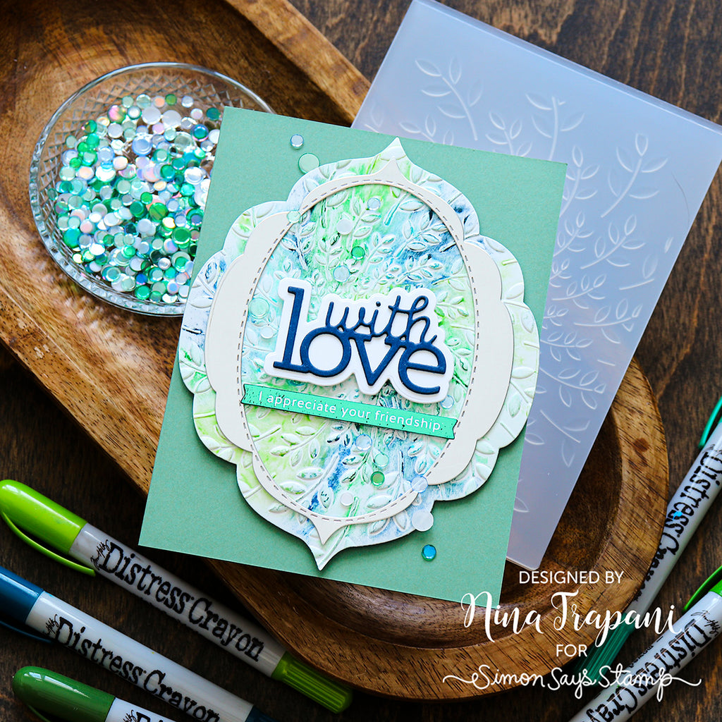 CZ Design With Love Wafer Dies czd290 Beautiful Moments With Love Card 