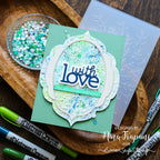 CZ Design With Love Wafer Dies czd290 Beautiful Moments With Love Card 