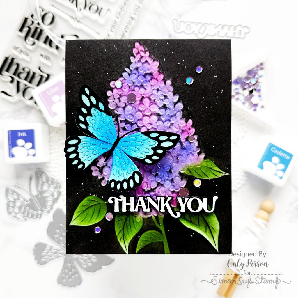 Simon Says Stamp With Thanks Wafer Dies 8010sdc You Are My Favorite Thank You Card | color-code:ALT06
