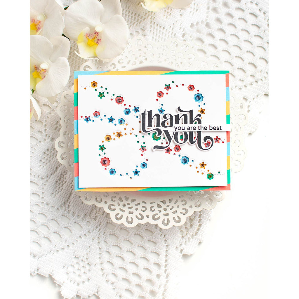 Simon Says Stamp With Thanks Wafer Dies 8010sdc You Are My Favorite Thank You Card | color-code:ALT01