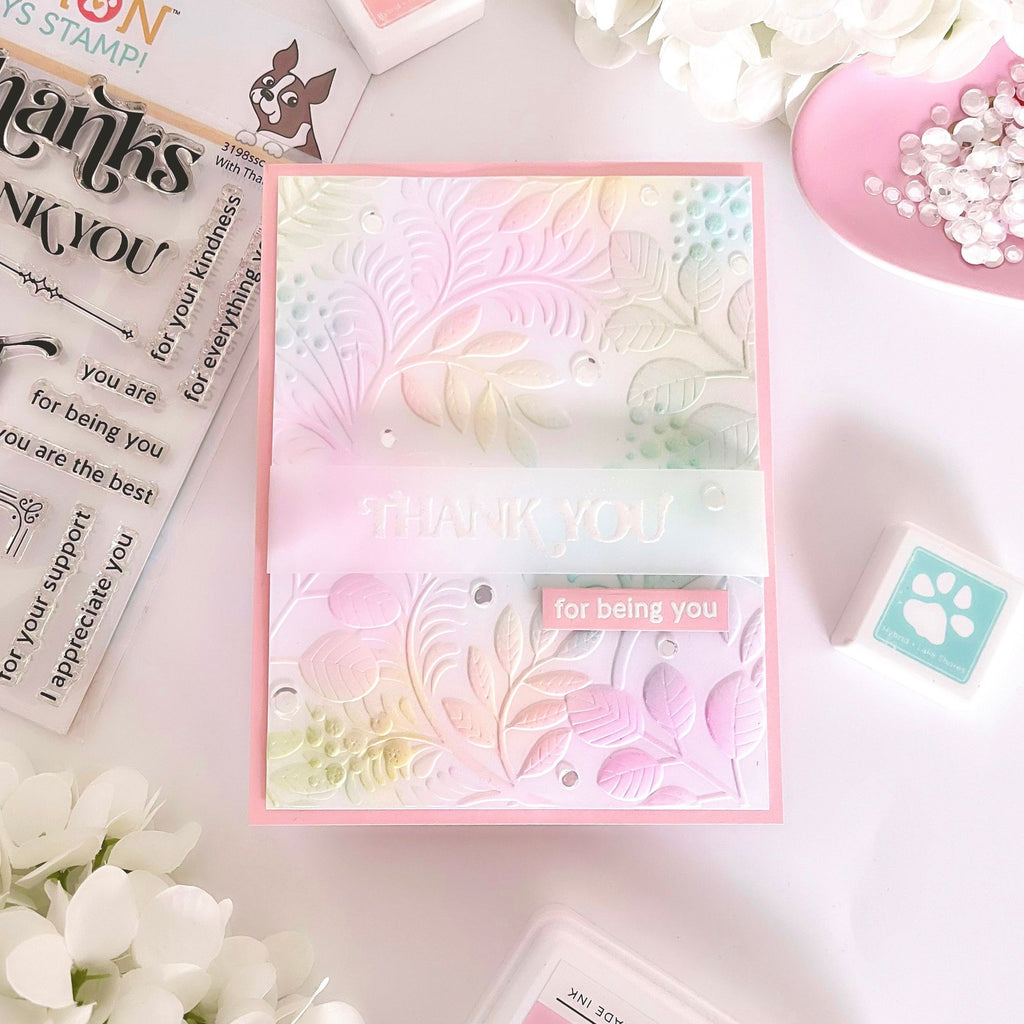 Simon Says Clear Stamps With Thanks 3198ssc You Are My Favorite Thank You Card